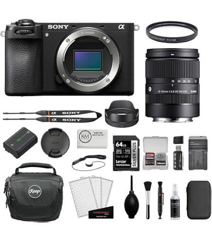 Amazon.com : Sony Alpha a6400 Mirrorless Digital Camera Bundle